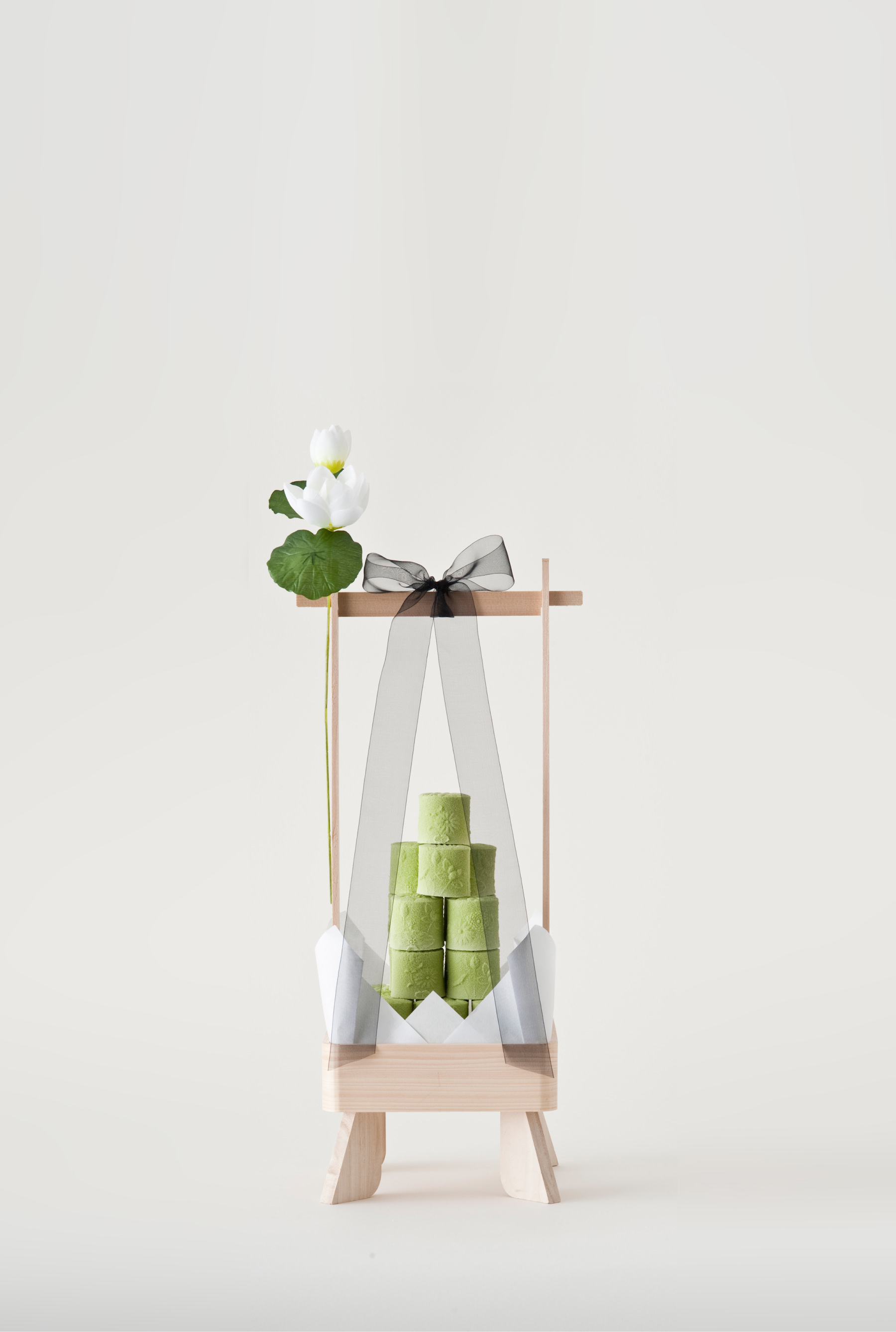 落雁法立 緑(1本)