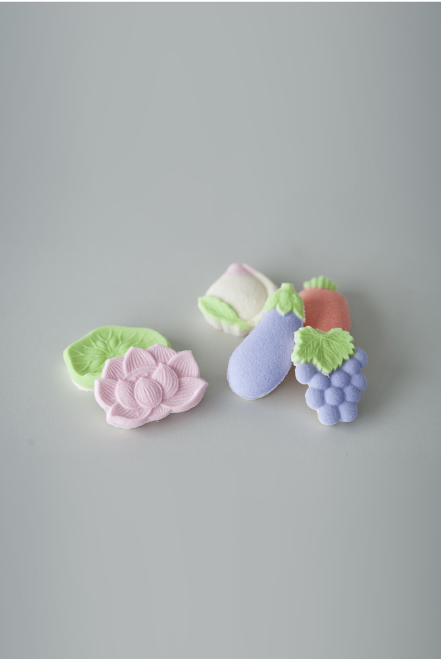 お野菜落雁 6種｜鈴懸 すずかけ